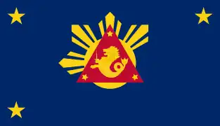 Bandera del Presidente de las Filipinas (1948-1951)