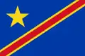Bandera de Congo Kinshasa