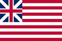 Bandera de la Gran Unión Americana, 1776-1777