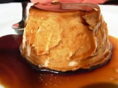 Flan de turrón (España)