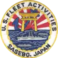 Emblema de Actividades de la flota de los Estados Unidos Sasebo