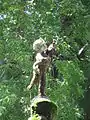 Escultura de Putto en el Jardín de los Simples de Florencia.