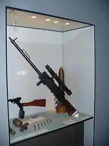 Parabellum MG 14 utilizada en los Zeppelin-Staaken