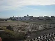 Vista de Cúiper desde el puente del ferrocarril.