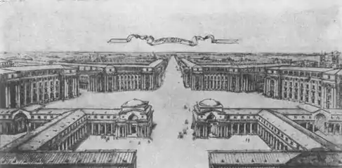 «Nuevo Petersburgo», perspectiva, 1912