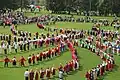 2511 people took part in a patterned round dance - this is the most massive dance on the planet.