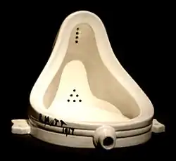 Fuente, de Marcel Duchamp.