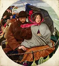 Adiós a Inglaterra, por Ford Madox Brown