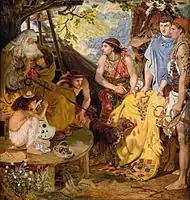 Jacob y la túnica de José, de Ford Madox Brown, ca. 1870.