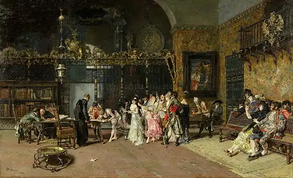 La Vicaría, Fortuny, 1870.
