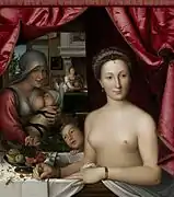 Dama en su baño, de François Clouet (ca. 1571), National Gallery of Art, Washington.