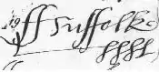 Firma de Frances Brandon