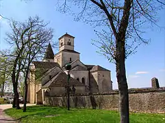 Cabecera de la iglesia Saint-Vorles