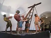 La Elevación de la Cruz. Museo Nacional de Escultura, Valladolid.