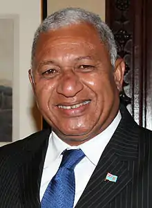 Fiyi FiyiFrank Bainimarama, Primer Ministro, Presidente del Foro de las Islas del Pacífico