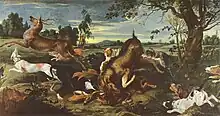 Frans Snyders:Caza del ciervo