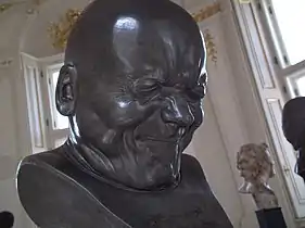 An Arch-Rascal (n.° 33 en una serie de personajes)) (desp.1770)  de Franz Xaver Messerschmidt  Österreichische Galerie Belvedere, Vienna, Austria