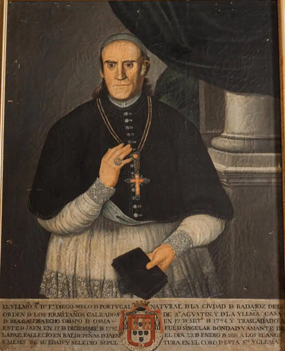 Fray Diego Melo de Portugal, Obispo de Osma y de Jaén.
