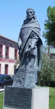 Homenaje a Fray Juan Gil, en Arévalo (Ávila).