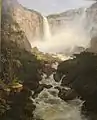 Salto del Tequendama en una pintura de 1854.