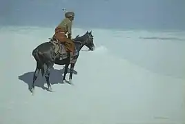 The Scout, Friends or Foes, Frederic Remington.