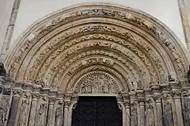 Goldene Pforte, ca. 1230, en la catedral de Friburgo