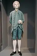 Traje con calzón (1765).