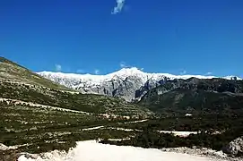 Vista desde la playa de Dhërmi