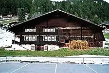 Casa campesina de Frütigen el Oberland bernés en Adelboden