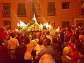 Recibimiento de la Virgen de Valverde el 25 de abril