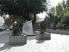 Fuente de Don Quijote y Sancho Panza