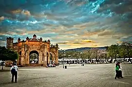 la Pila o La Corona en el Parque de Chiapa de Corzo, Chiapas.