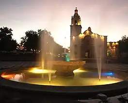 Fuente en la Plaza Monumental de Magdalena