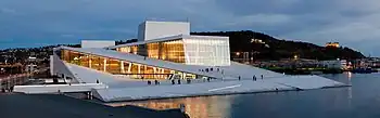 La Ópera de Oslo en Noruega.