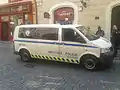 Furgoneta de la Městská policie de Praga.