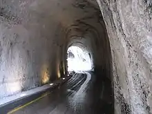 Interior del túnel romano