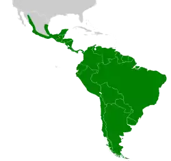 Distribución geográfica de los furnáridos.