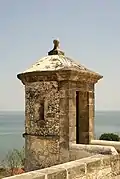 Garita en el baluarte de San Miguel, en Campeche