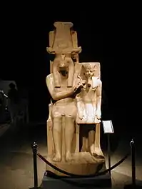 El dios cocodrilo Sobek y Amenofis III