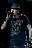 Axl Rose, músico estadounidense.