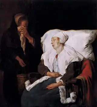 La chica enferma, 1658-1659.