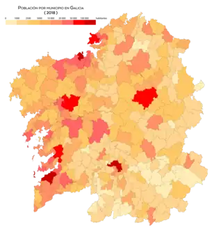 Población por municipio (2018)