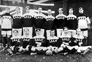 El Galt FC en 1904.