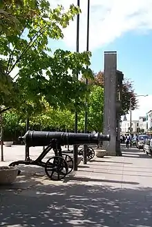 Cañones en Eyre Square