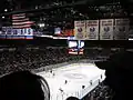 Interior del Coliseum durante un partido de hockey