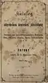 Catálogo de una exposición sobre diseño y construcción de jardines de 1865, Erfurt