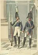 Gardes du Corps du Roi, 1814.