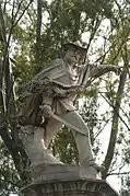 Rosario (Argentina): Plaza Italia, en el Parque de la Independencia. Monumento en mármol de Carrara. Realizado por el artista italiano Alessandro Biggi en 1885.