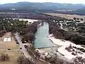 Presa para nadar en el río Frío en el lado este del Parque Estatal Garner.