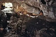 Entrada principal de la cueva